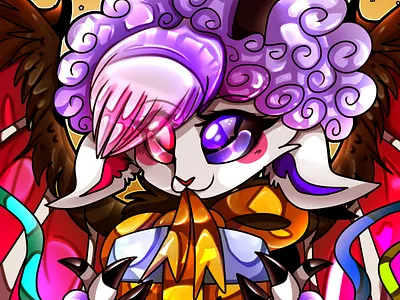 A gift anthro character character design color cute digital art digitalart fantasy furry fursona illustration rocioam7