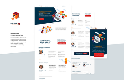 Onchain Academy app branding design figma graphic design illustration landingpage logo ui user interface web