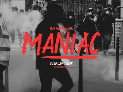 Maniac | FREE FONT illustrationaday