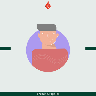 Simple Flat Character | Adobe Illustrator flat character graphic design illustration trends graphics