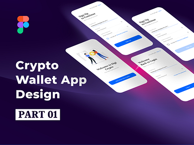 Crypto Wallet App Design android app design animation app design bitcoin btc crypto app crypto wallet design digital currency figma illustration ios app design new designs new mobile app designs prototype ui ux