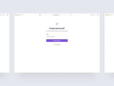 Reset password flow — Untitled UI design system email reset figma forgot password log in minimal minimalism reset password sign up flow simple ui kit web design