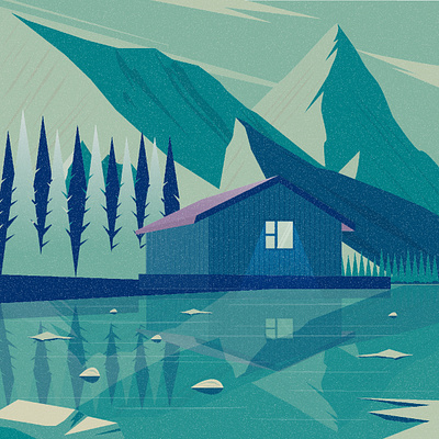 Free House Illustration cartooning design free downlad free house illustration free illustration free vector illustration freebie house house illustration illustration illustrator vector vector design vector download winter