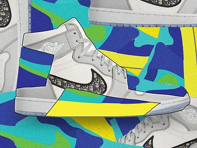 Dream air jordan collage art design graphic design illustration