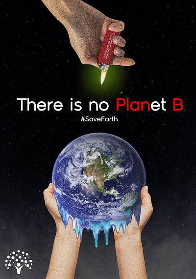 There is no plan B collage art graphic design illustration