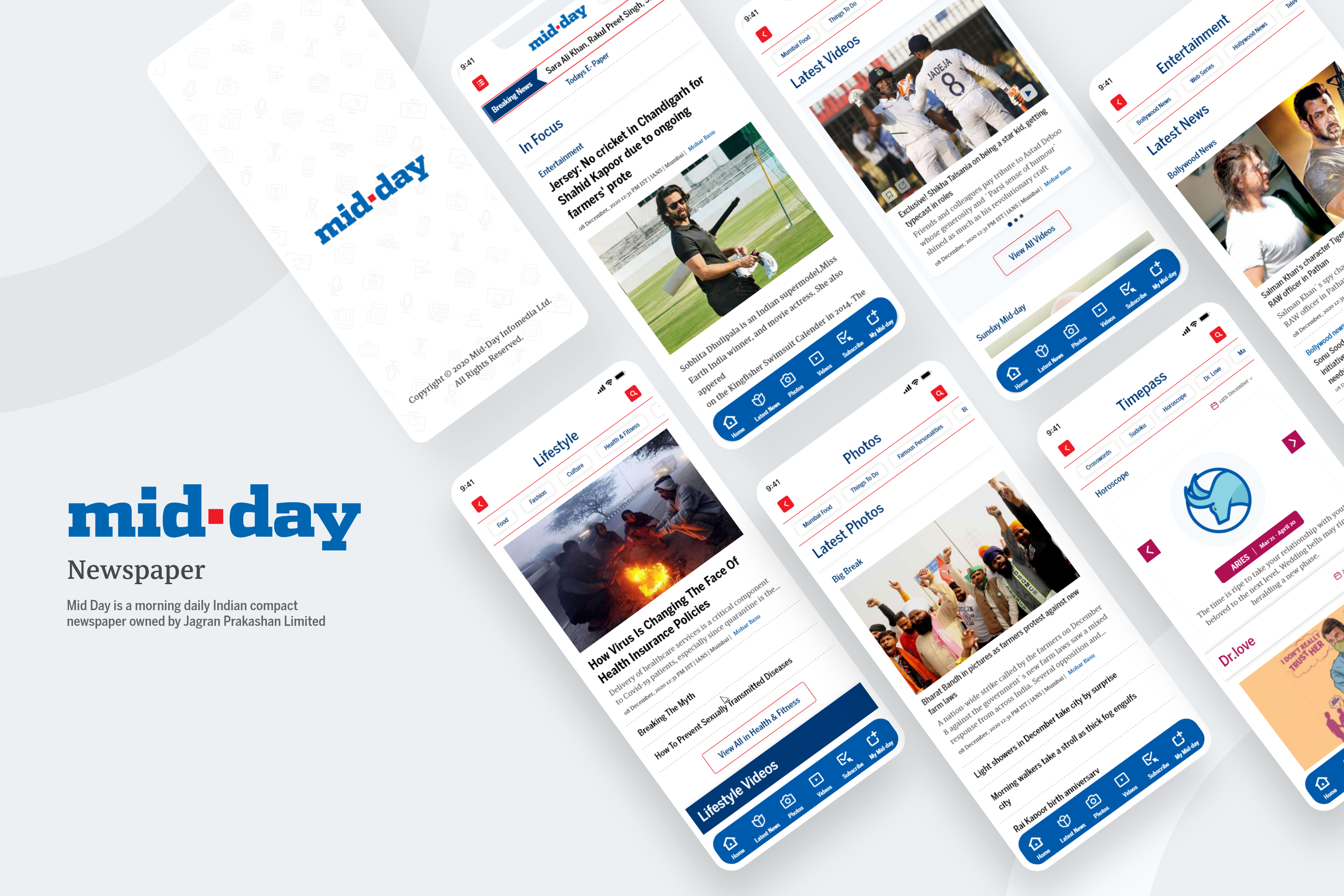Example of Mobile App UI/UX (10 Screens)