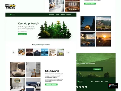 Kam do prírody? dailyui design designer graphic design green nature navigation onepage priroda ui uidesign uidesigner uiux userinterface ux uxdesign web webdesign webpage website