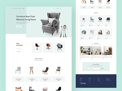 Furniture E-commerce Website Design e commerce app e commerce website furniture company mobile website furniture company web design furniture company website furniture landing page furniture shop website furniture website design ui ux website website concept