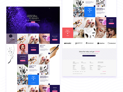 Kolshi E-commerce Theme UI design beauty ecommerce ecommerce landing page makeup minimal onlineshop store themedesign themeforest themeforest theme ui uidesign website website design