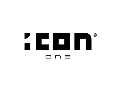 icon one brand branding design idea illustration logo mark negative typography