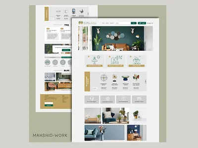 HOME CROWN / home page / UI design branding graphic design ui