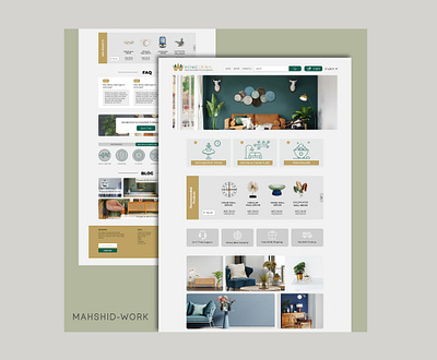 HOME CROWN / home page / UI design branding graphic design ui