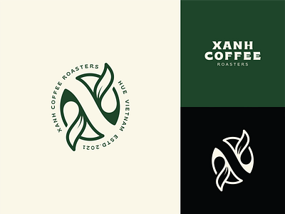 XANH COFFEE ROASTER | HUE, VIETNAM branding coffee logo roaster vietnam