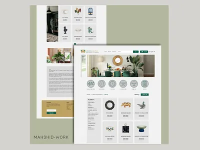 HOME CROWN / list page / UI design branding graphic design ui