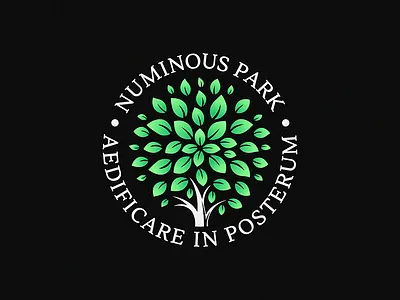 Numinous Park brand branding design icon idea illustration logo mark negative typography