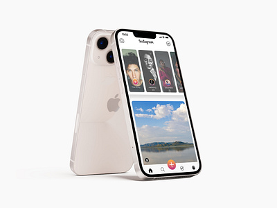 Instagram Redesigned app design appdesign design figma instagram instagram redesign layout redesign trend ui