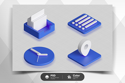 3d blue icons 3d icons 3ds max app icon blue icons clock icon design icon icons inbox icon list icon location icon logo ui ui icons