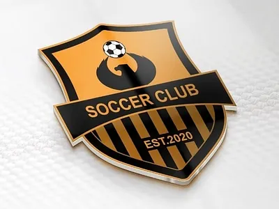 Soccer Club Logo branding design graphic design illustration logo minimal soccerlogo typography ui ux vector