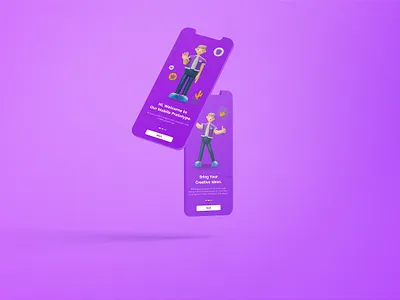 Clay smartphone for apps screen mockup 3d clay design graphic design isolated mockup phone ui ux