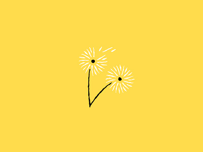 Twoflower Cafe - Logo brand branding design illustration logo monogram