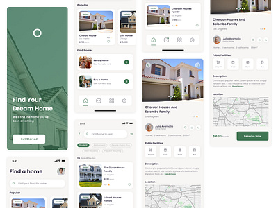 Poropoti - Properties And Travel Application app design ui ux