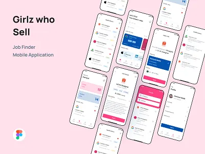 Job Finder App figma investment app mobile app property app ui