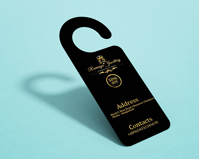 Door Hanger Design branding custom logo design graphic design logo media kit ui ux