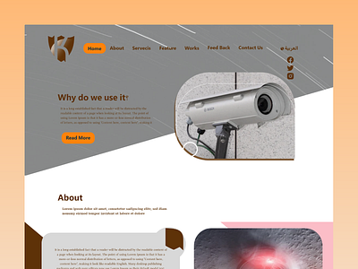 Land Page Design graphic design landpage ui ux xd