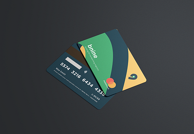 Credit Card Design branding design flat graphic design minimal typography vector