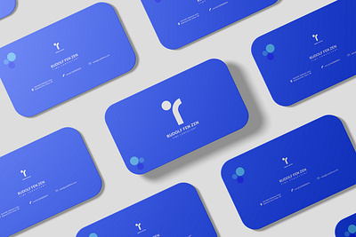 Rudolf Business Card Design adobe illustrator blue branding business card template businesscard design england graphic design logotype london photoshop visiting card white