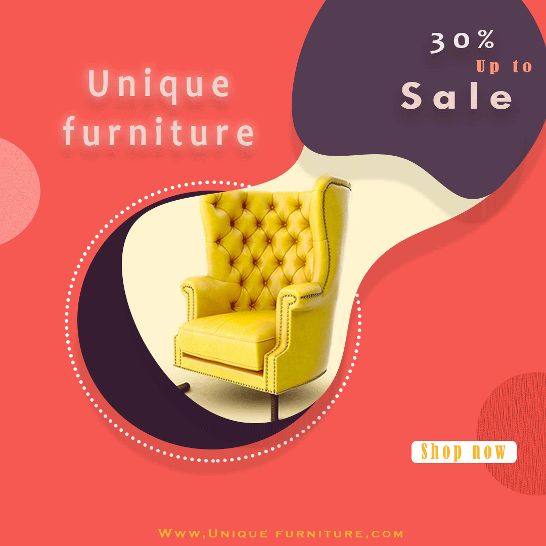 Social media furniture photoshop poster social media
