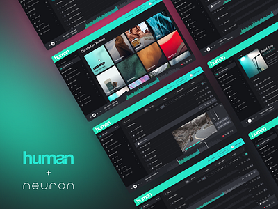 Human Music Library - UX/UI Design app design interface library music neuron product design ui ux ux design ux research visual design web
