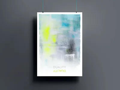 Duality dailyposter graphic design painting poster