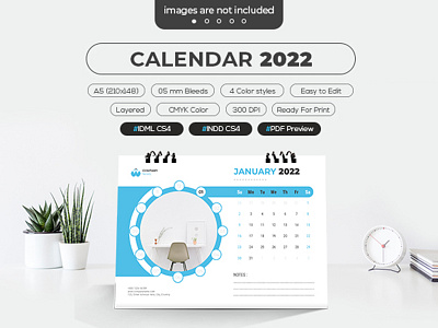 Desk Calendar 2022 Template 2022 calendar 2022 wall calendar branding business clean calendar 2022 corporate calendar corporate calendar 2022 creative creative calendar creative wall calendar design desk calendar 2022 illustration logo monday month mstartwork calendar office one page calendar 2022 ui