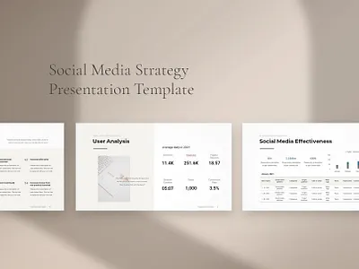 Social Media Marketing Presentation Template graphic design marketingplan powerpointdesign presentation presentationdesign presentationtemplate socialmediastrategy socialmediatemplate