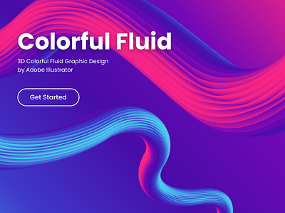 Colorful Fluid 3d design fluid graphic design illustration illustrator