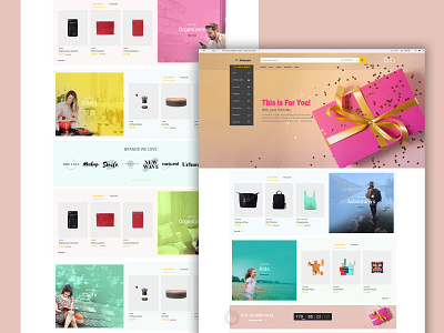 Pinkmart WordPress Woocomerce Theme - Gifts Shop design elementor fashion gift gifts shop graphic design online store shop store themeforest ui