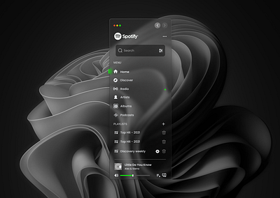 Spotify menus concept (remake) app branding design graphic design typography ui ux