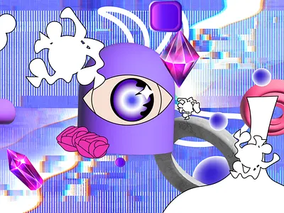 Metaphysics design flat illustration vector web ілюстрація