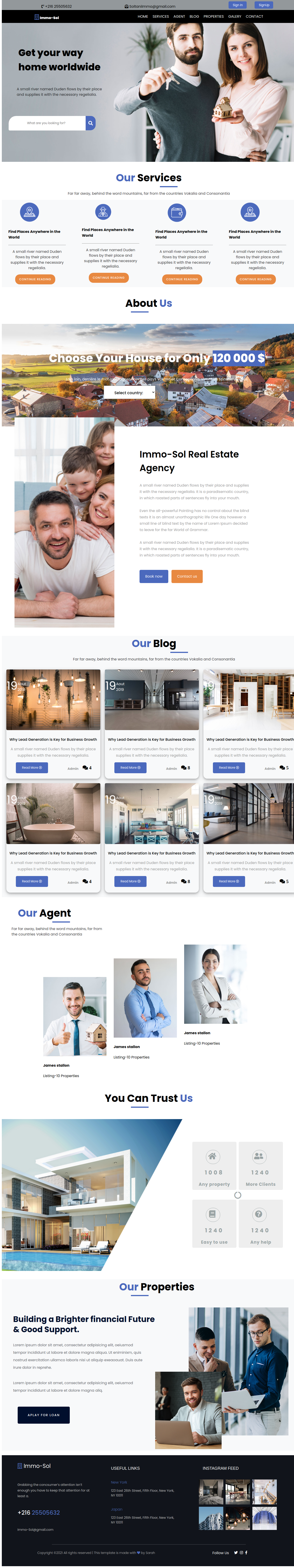 Immo-Sol app branding design icon logo ux