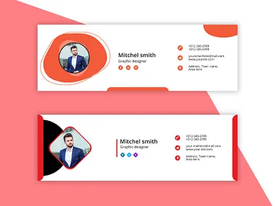Postcard Design Template graphic design web banner