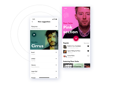 Music player concept figma mobile music player ui