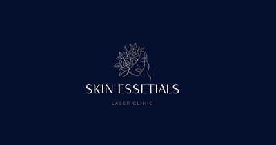 SKIN ESSENTOALS LOGO branding design icon illustration logo logo design lettering minimal typography