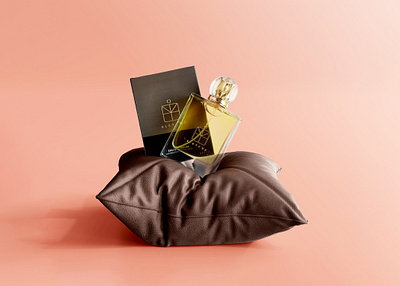 Perfume Packaging brand branding branding design clean elegance logo monogram package packing perfume perfume bottle