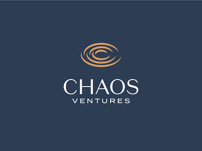 Chaos Ventures brand branding design icon identity logo visual wordmark