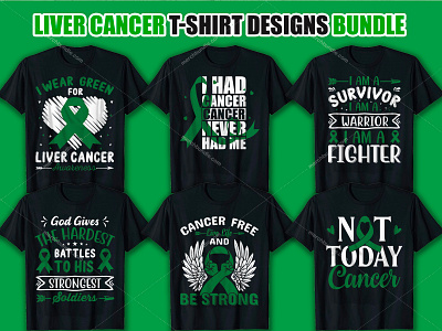 Liver Cancer T-Shirt Design Bundle best custom t shirts branding bulk t shirts bulldogs custom t shirts design etsyseller etsystore fashion graphic design illustration illustrator logo merchbyamazon t shirt t shirt design tshirt tshirtdesign tshirts typography