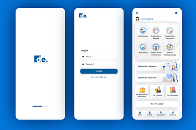 Online Debate App UI adobe photoshop adobe xd app app ui branding design graphic design logo mobile ui ui design uiux ux website