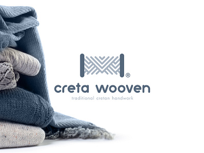 Creta Wooven | Traditionan Cretan Handwork branding cloth cretan design graphic design handwork identity illustration linen logo logo design logodesign logos logotype minimal souvenirs traditional wooven