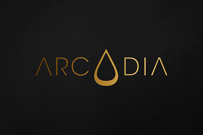 Arcadia branding honey logo logo design