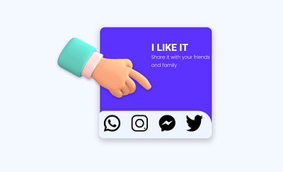 Social Share #Dailyui app branding design graphic design icon landing page ui web ui